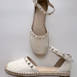 Marc Fisher Espadrille with Gold Studs